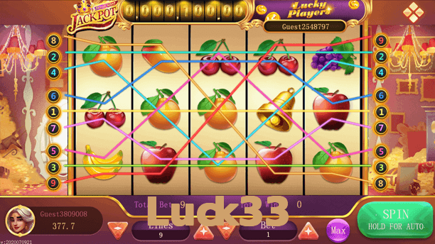 Luck33 interface sample